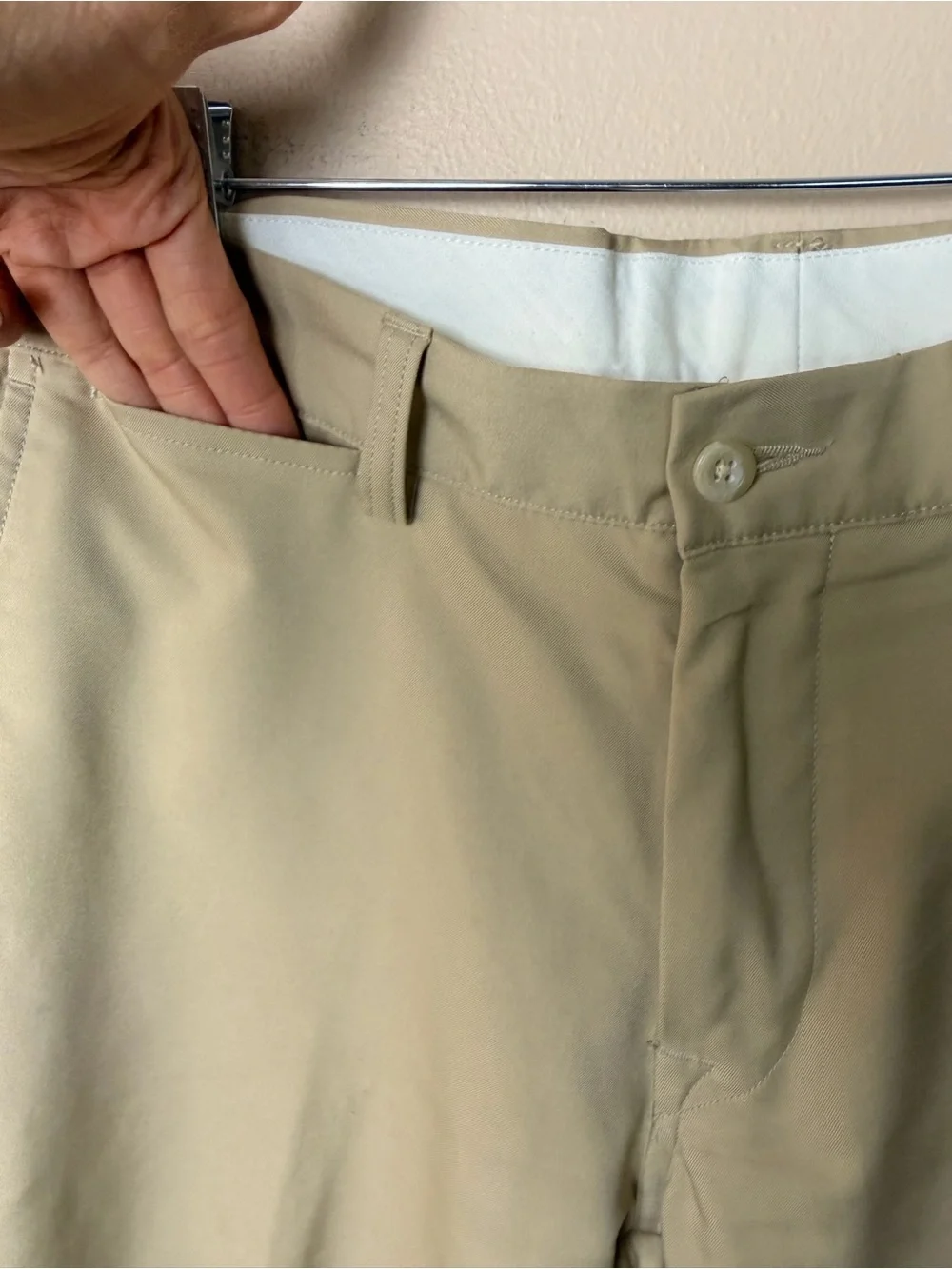 Polo Ralph Lauren Slim Fit Golf Pants Khaki Beige 32x30 Performance EUC